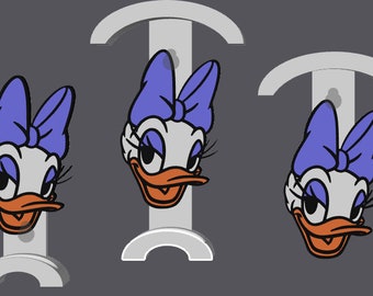 STL file for 3D Printing -- Dasiy Duck Inspire Loungefly/Ear Display