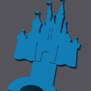 STL file for 3D Printing -- Minnie Inspire Loungefly Display -- Castle