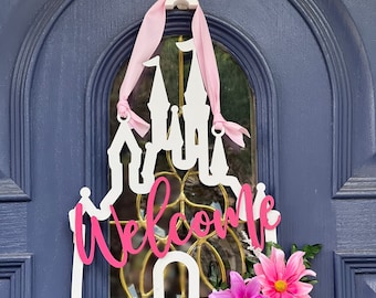 Castle Welcome Magical Door Hanger