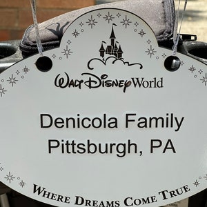 Custom Disney Inspired Cast Member Stroller Sign