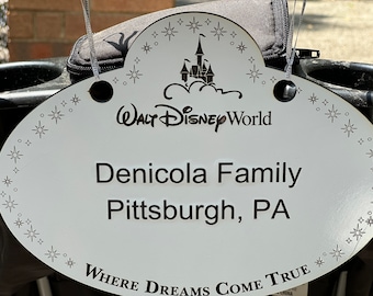 Custom Disney Inspired Cast Member Stroller Sign