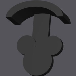 File STL per la stampa 3D -- Fascia per capelli con orecchie ispirata a Minnie -- Topolino