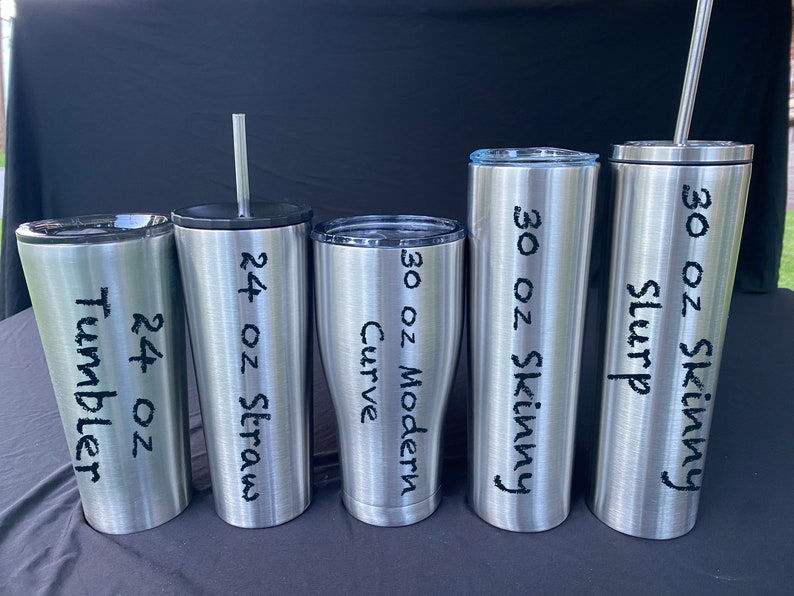 Gothic Starbucks Inspired Glitter Tumbler