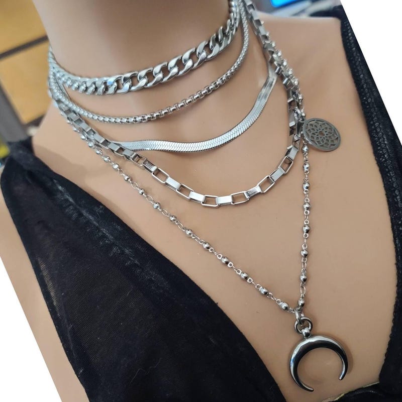 Punk Necklace - Etsy