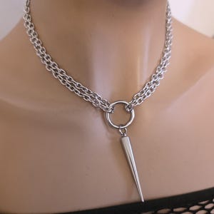 Spike Day Kragen O Ring Punk Style Choker Kragen-Halskette | Gothic Edelstahlschmuck