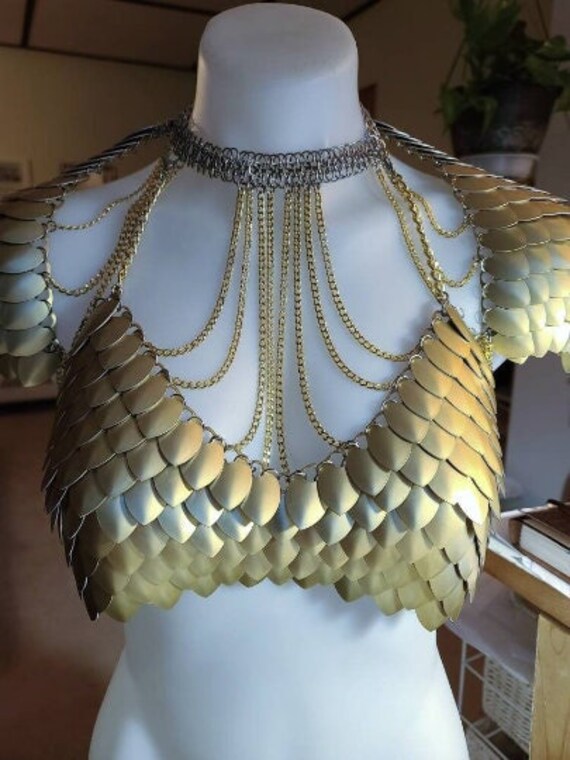 Dragon Scale Cosplay Costume Medieval Armor Renaissance Etsy