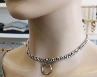 Discreet Day Collar Locking Options Submissive Choker Necklace | Couples Intimate Partner jewelry