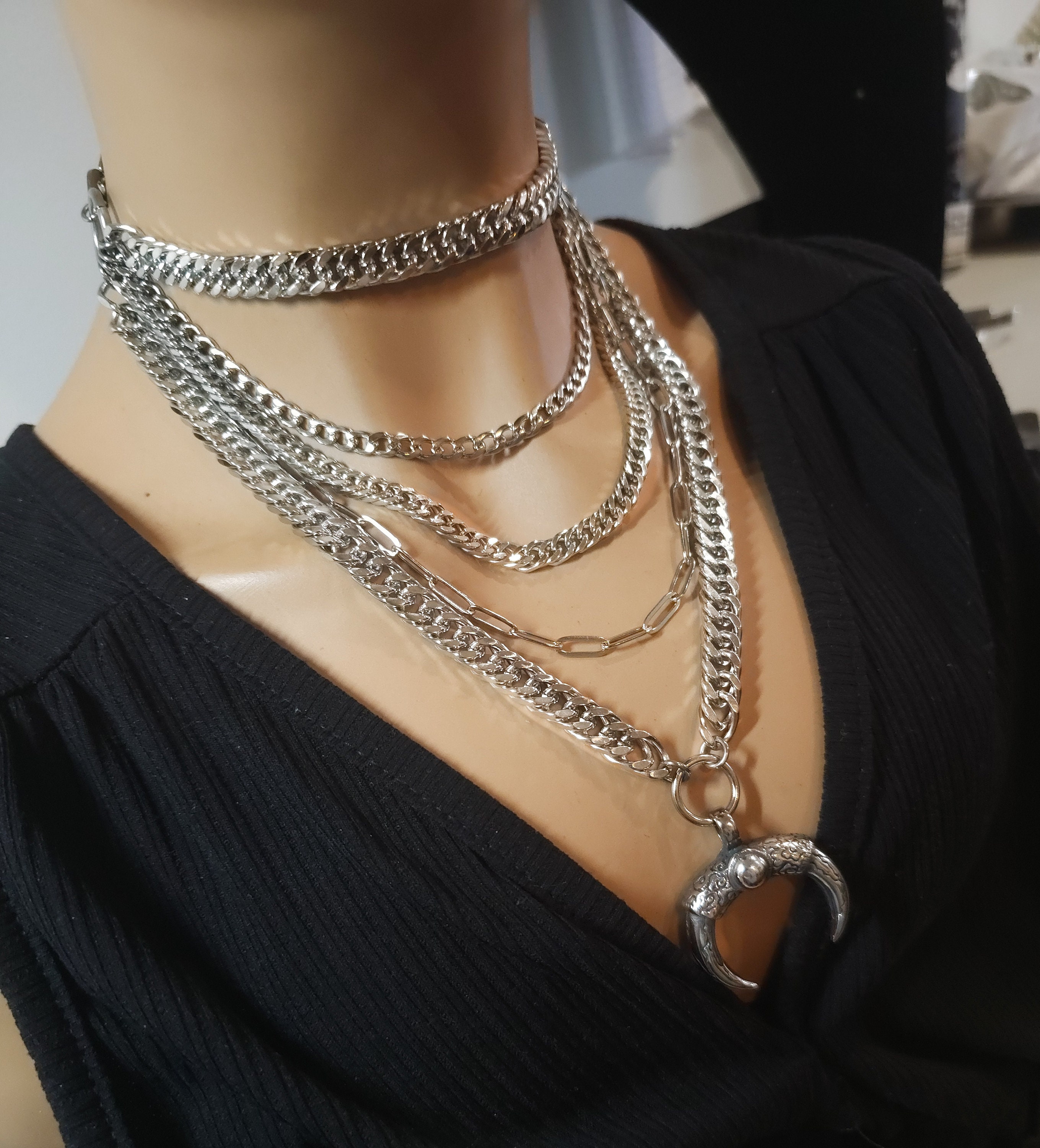 アクセサリー CTHY Chain Mantel Necklace CTHY Chain Mantel Necklace