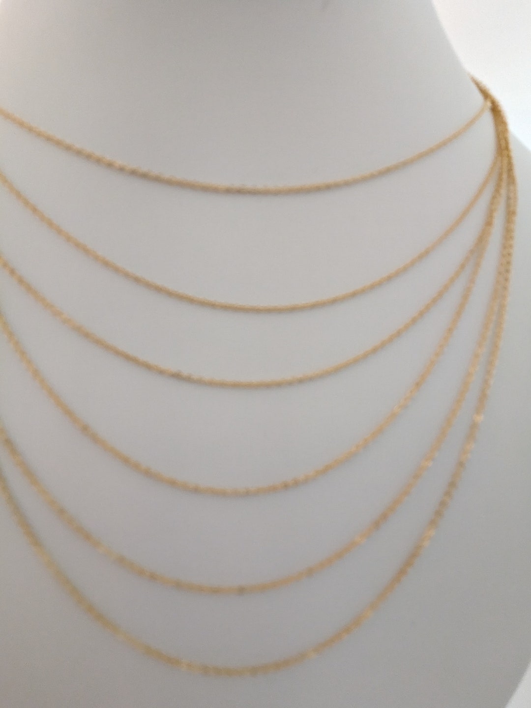 Simple Gold Chain Layerable Chain - Etsy