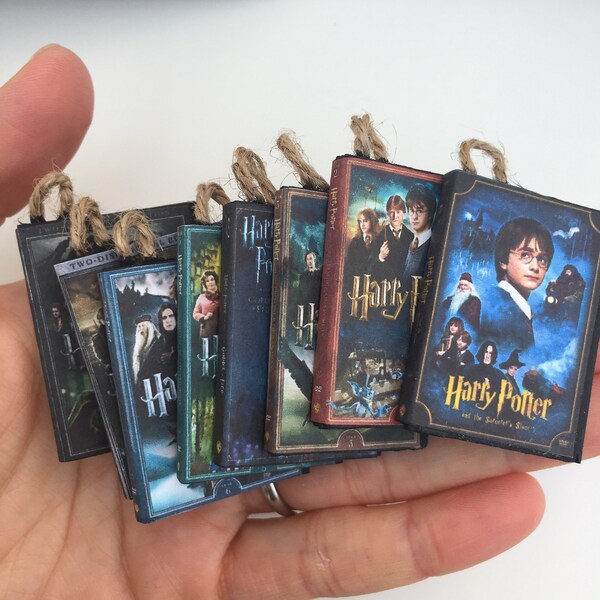 Harry potter DVD ornament, Harry potter tree ornamnent, movie ornament, Harry potter gift