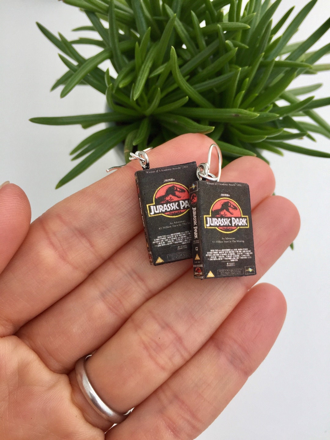 Jurassic Park VHS Earrings Jurrasic Park Earrings VHS Etsy UK