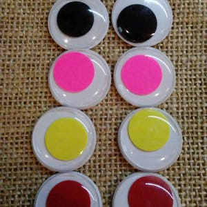 1&quot; 10pc Wiggly eyes, eyes, googly eyes, craft supplies, DIY, kids crafts, wreath supplies, doll eyes, craft eyes, snowman eyes, glue on eyes