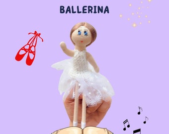 Finger puppet Ballerina.