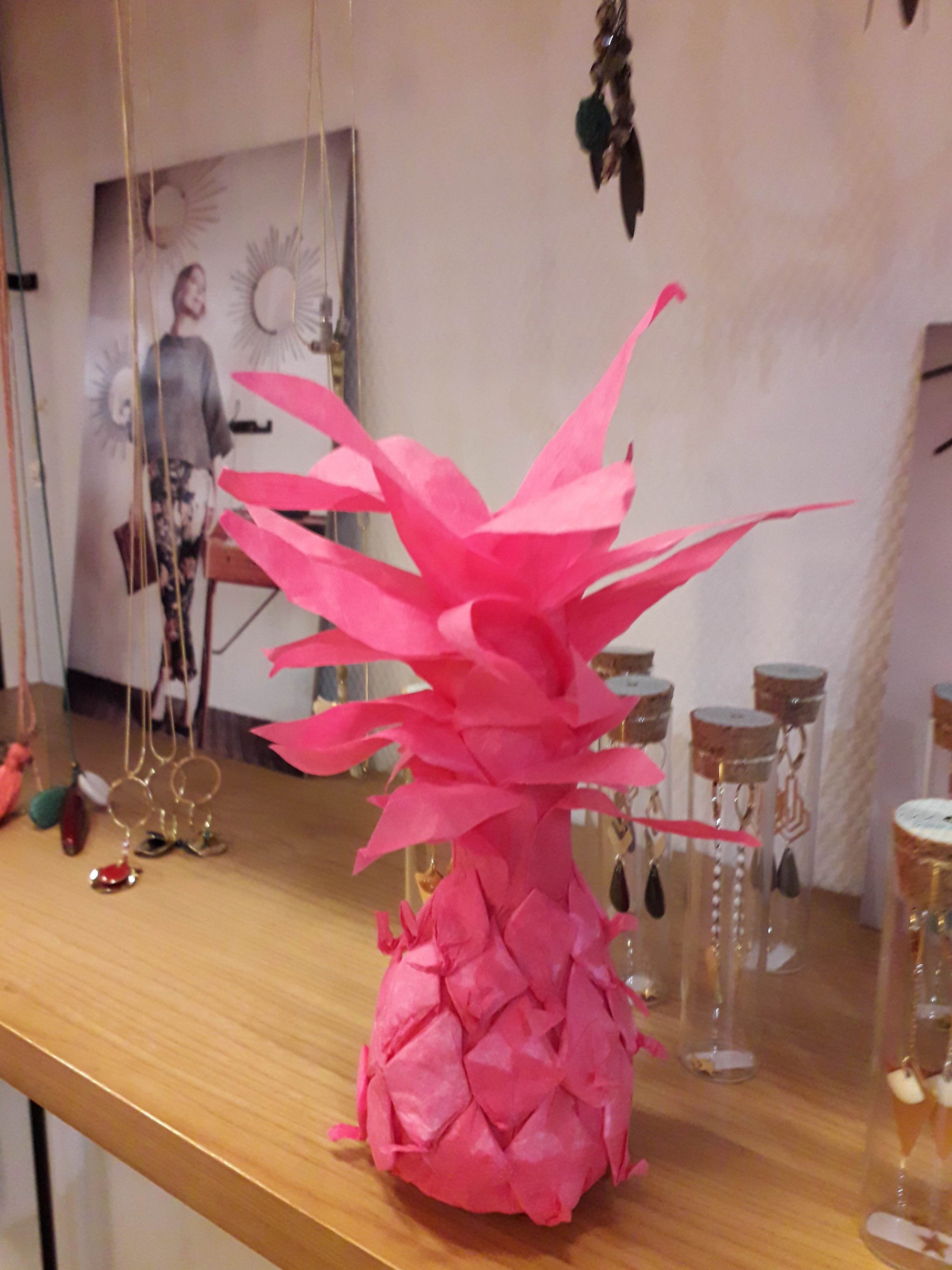 Paper Pineapple - Nice Decoration For Modern Space.