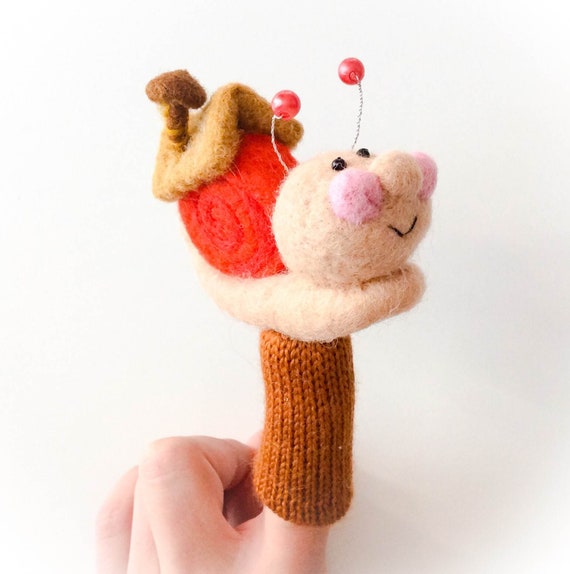 Finger Wool Puppet Snail Finger Ireland