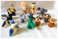 Finger wool puppets African animals
