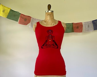 Small yogi chakra tank top