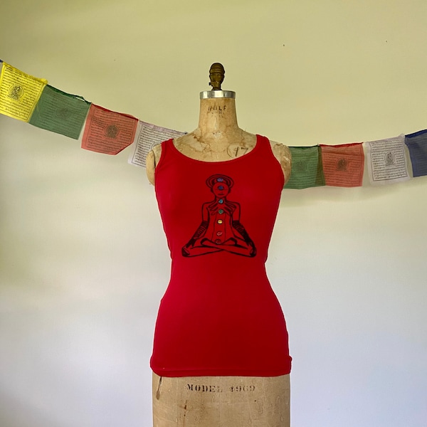 Small yogi chakra tank top