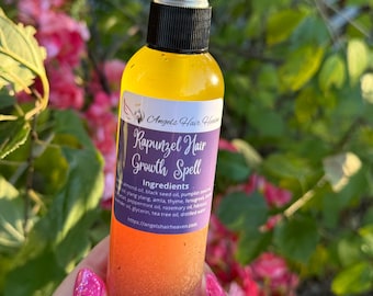 Rapunzel hair growth spell herbal tonic growth spray mist