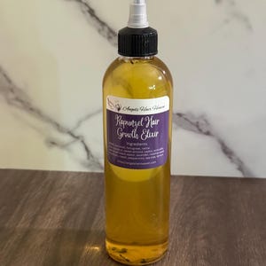 Rapunzel hair growth elixir hair oil msm horsetail fenugreek nettle essential oils rosemary hair oil best seller