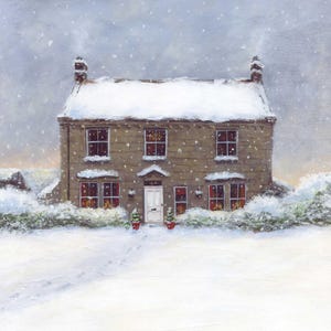 Christmas Cards Pack - Christmas Cottage Pack of 6