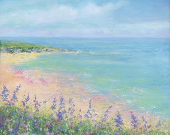 Greetings Card - Through the bluebells