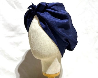 Mulberry Silk Head Turban: Handmade Chemo Hair Wrap