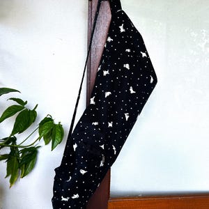 Handmade Cotton Yoga Mat Bag: Standard Size Exercise Carry Bag image 4