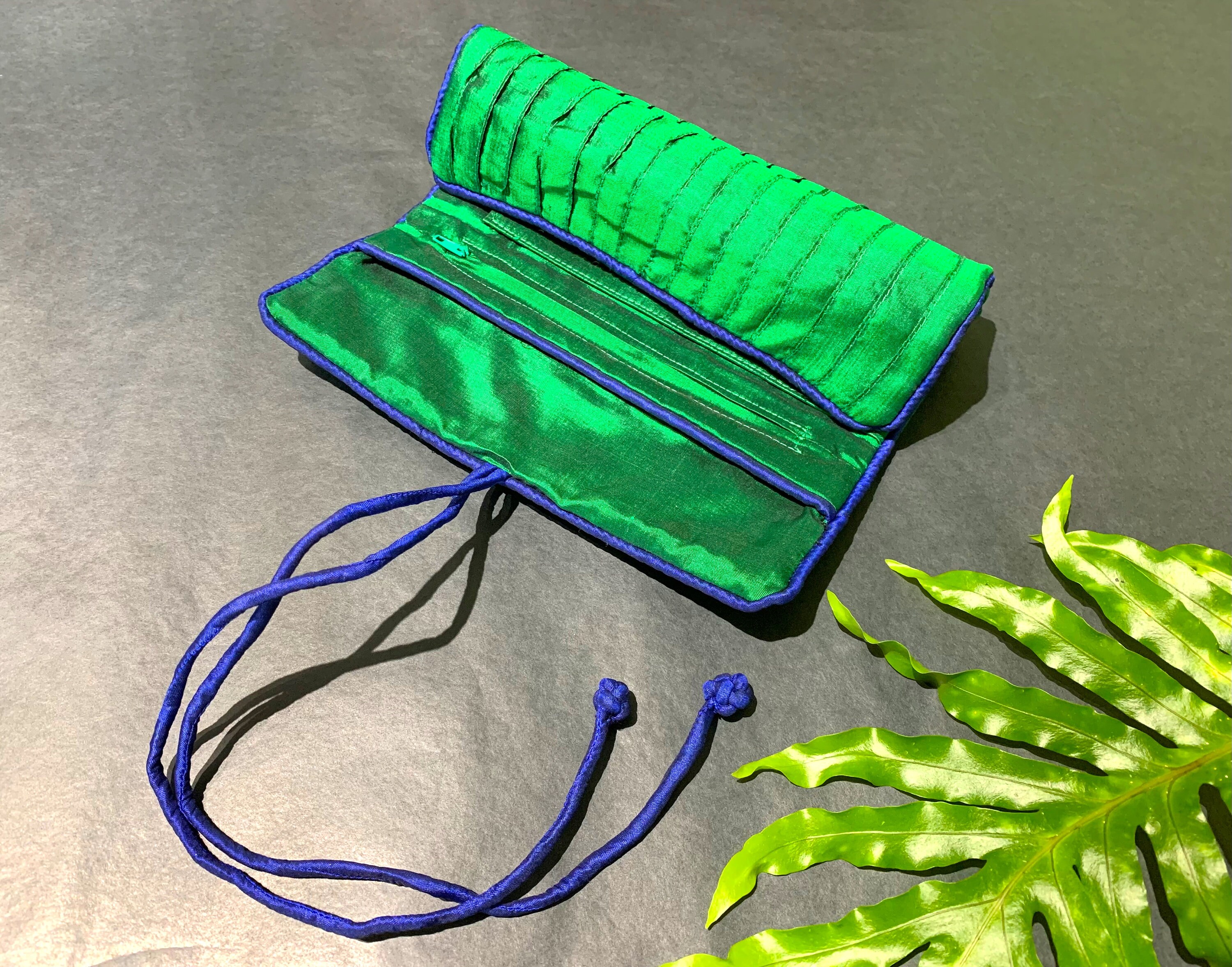 Silk Jewelry Roll Travel Jewelry Case Silk Jewelry Roll Etsy UK