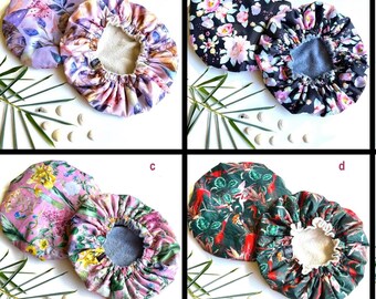 Shower Cap, Women Luxury Shower Cap, Waterproof Shower Cap, Colorful Shower Cap, Terry Toweling Shower Cap, Hair Treatment Cap, Gift Idea