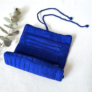 Silk Jewelry Roll, Travel Jewelry Case, Silk, Jewelry Roll, Jewelry Organizer, Silk accessories, Gift Idea, Gift For Her, Mother&#39;d Day Gift