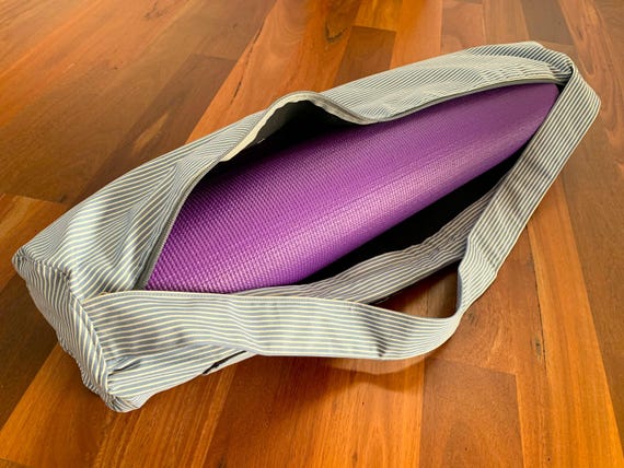 Handmade Cotton Yoga Mat Bag: Standard Size Exercise Carry Bag