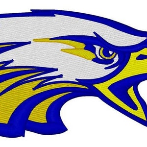 Eagle Head Mascot Embroidery File