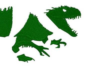 Velociraptor Embroidery File