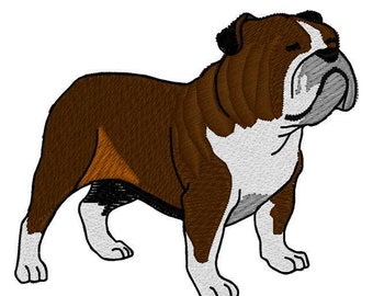 Bulldog Breed Embroidery File