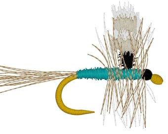 Adams Hair Fly Fishing Embroidery File