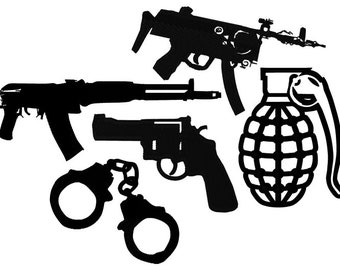 Military & Police 5 Pack  Embroidery Files