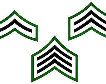 BONUS Army Stripes Patches 3-Pack  Embroidery Files