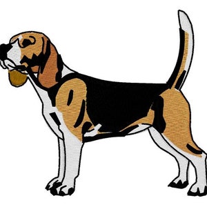 Beagle Dog Embroidery File