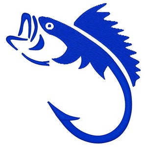 Bass Hook Embroidery File