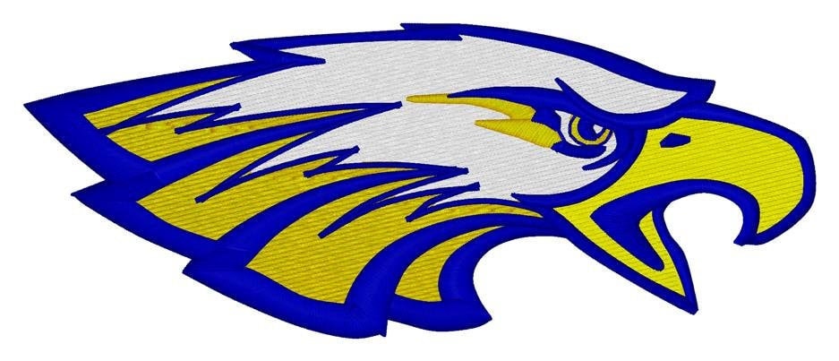 Eagle Head Mascot Embroidery File