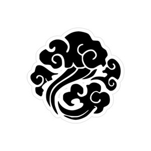 Lan Sect Transparent Outdoor Stickers, Die-Cut, 1pcs