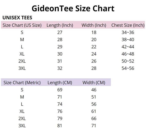 Pathfinder Size Chart