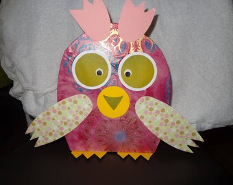 Cadeau naissance fille veilleuse hibou