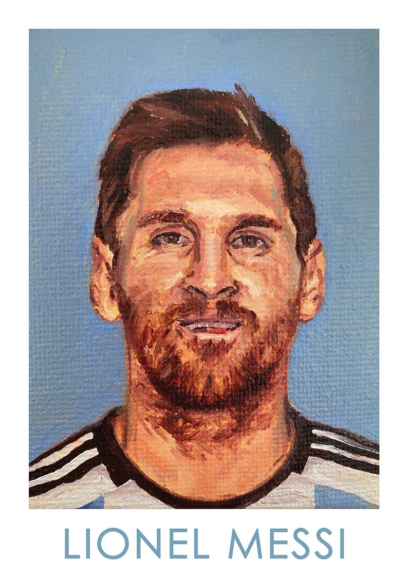 Lionel Messi A3/A2 Poster Etsy