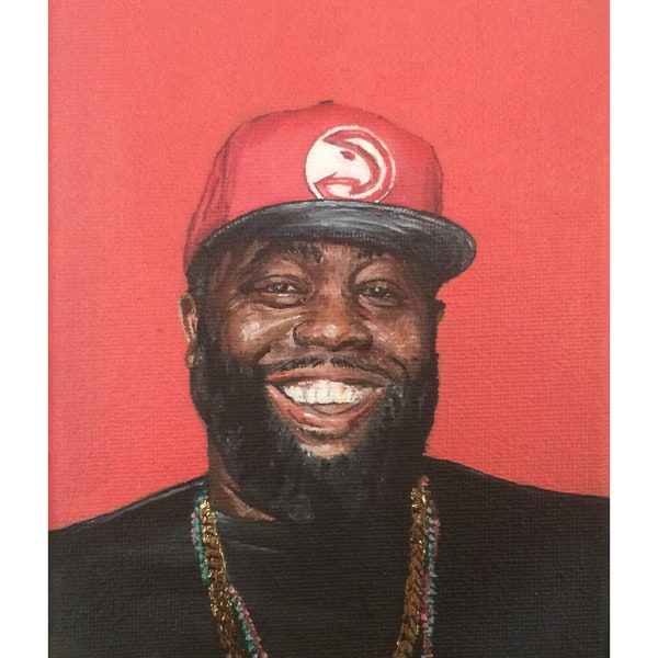 Print - Killer Mike | Run the Jewels | Contemporary art portrait print | Limited to 10 | Signed by artist