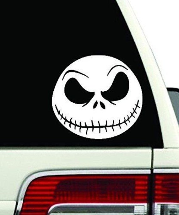 Jack Skellington Nightmare Before Christmas Vinyl Car Window Decal Sticker