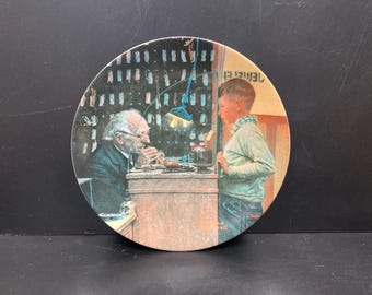 The Jeweler - #17 in the Limited-Edition Rockwell's Heritage Collection, Vintage Display Plate, 1993, SecondMouseFinds