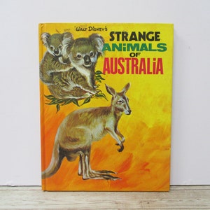 Walt Disney's Strange Animals of Australia by Milton Lesser, 1973 Printing, Vintage Book, SecondMouseFinds
