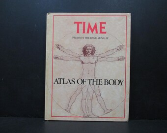 Time Presents the Rand McNally Atlas of the Body - Vintage Hardcover - 1980 - Second Mouse Finds